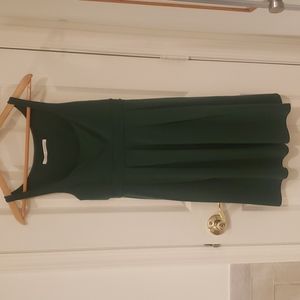 Cute flirty green sleeveless Susana Monaco dress size small with empire waist.